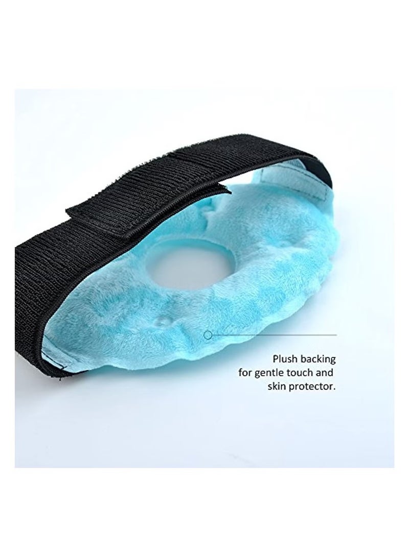 Ailily 2 Pack Soft Gel Ice Compress Strap for Knee, Elbow, Calf, and Ankle Guard,Reusable Hot Cold Therapy Knee Wrap for Joint Pain  - Image 4