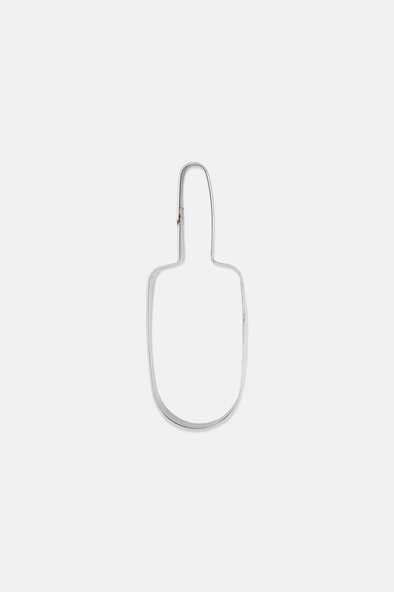 KitchenCraft Lollipop Shaped Cookie Cutter, Silver - Image 1