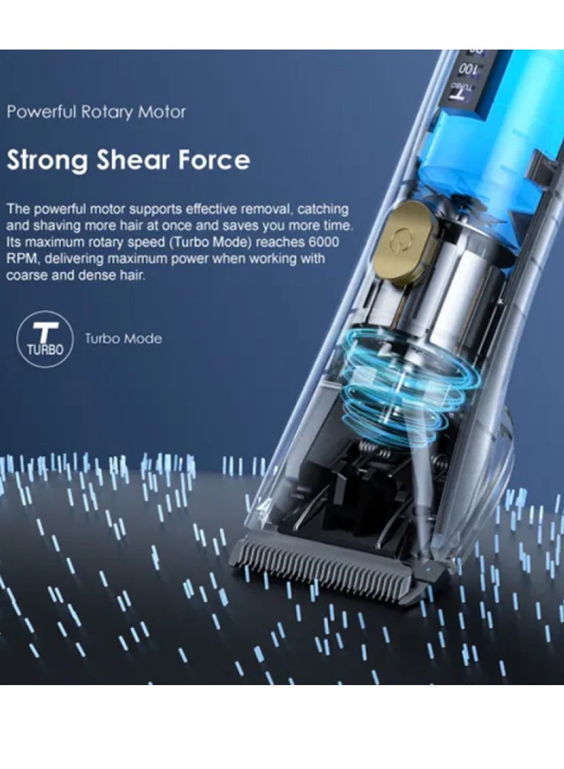 Oraimo Professional Electric Razor Smart Clipper Plus Cordless - Black - Image 2