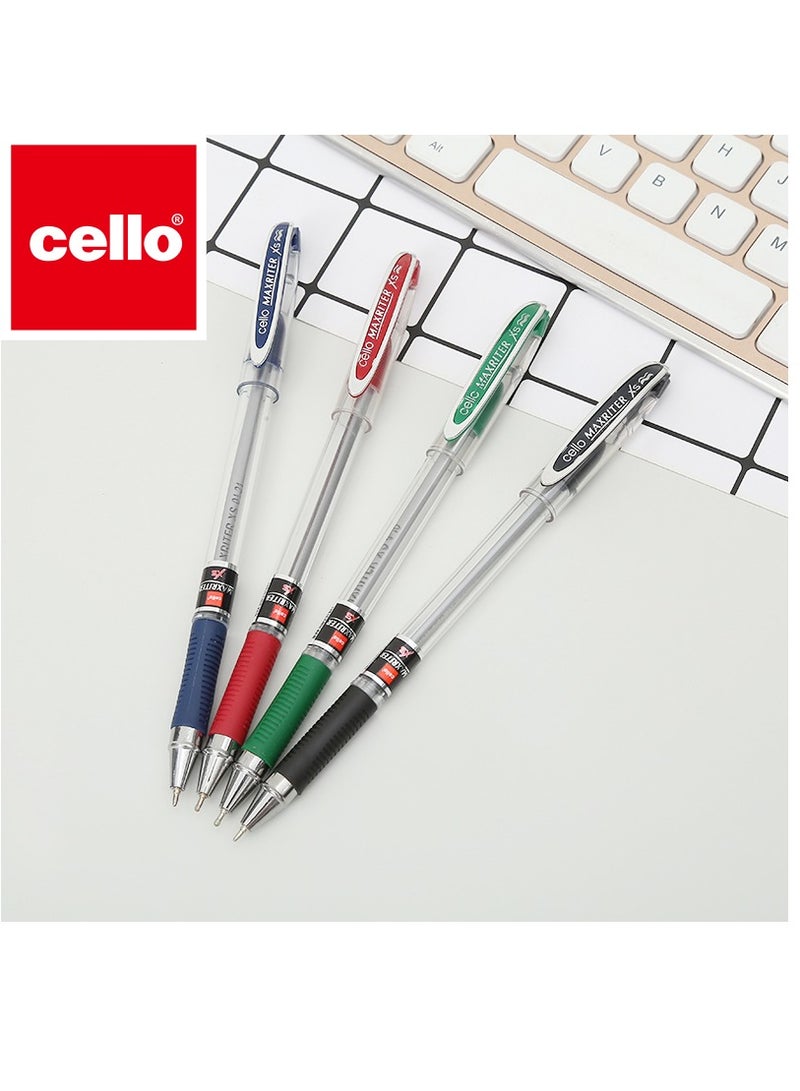 Cello Ballpoint Pen 10-Piece Set, Perfect for School and Office Use, Ballpoint  Pens for Kids and Adults, School Supplies, Office Stationery - Image 3