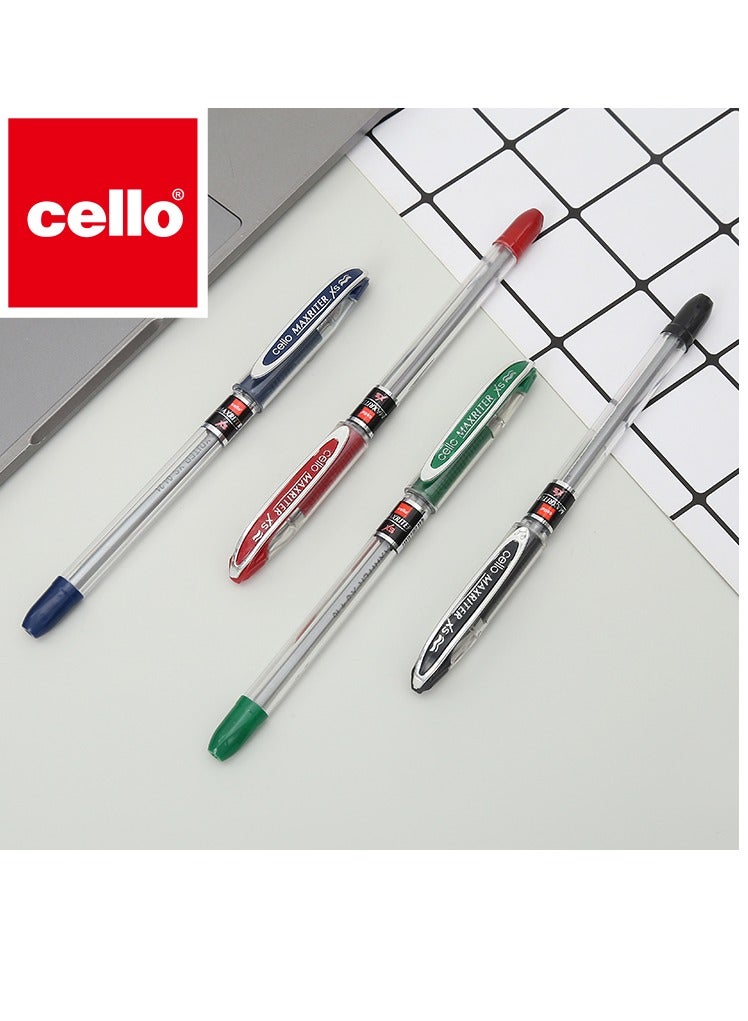Cello Ballpoint Pen 10-Piece Set, Perfect for School and Office Use, Ballpoint  Pens for Kids and Adults, School Supplies, Office Stationery - Image 5
