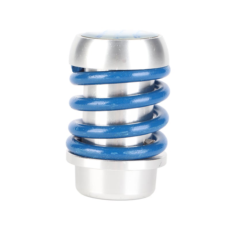 Manual Gear Shift Knob: Blue Alloy Aluminum - Cool Spring Style Design, Comfortable Touch Universal Shift Knob for Manual Car Interior Upgrade, Racing Driving Accessories - Image 4