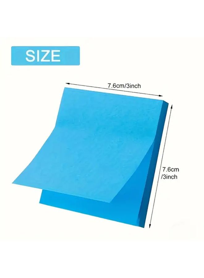 300 Sheets Fluorescent Self Adhesive Sticky Notes Set for Home Office School - Image 3