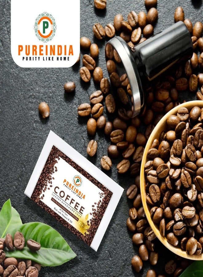 Pureindia Handmade Coffee Soap | 100gm| Pack of 1 For All Skin Type - Image 3