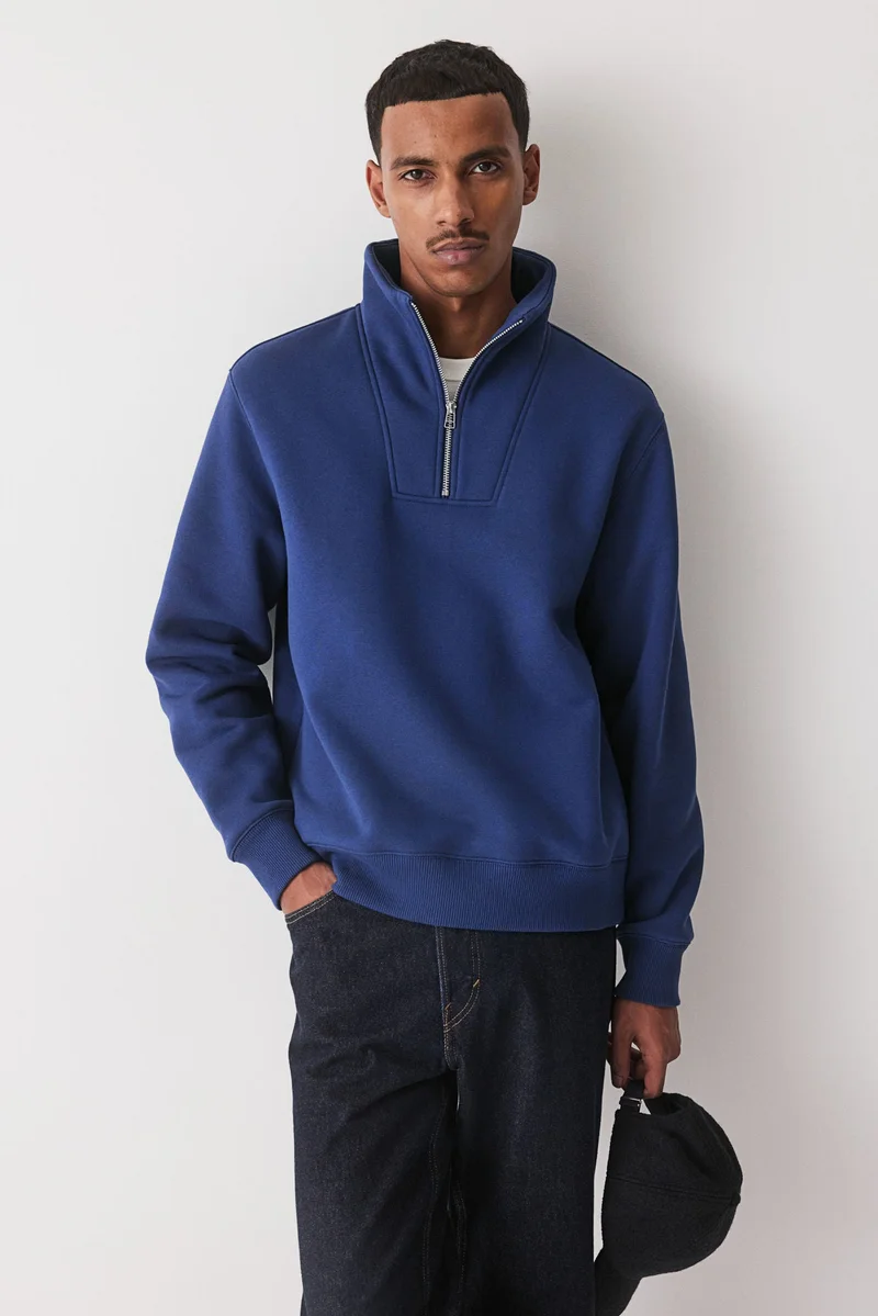 H&M Regular Fit Zip-top sweatshirt