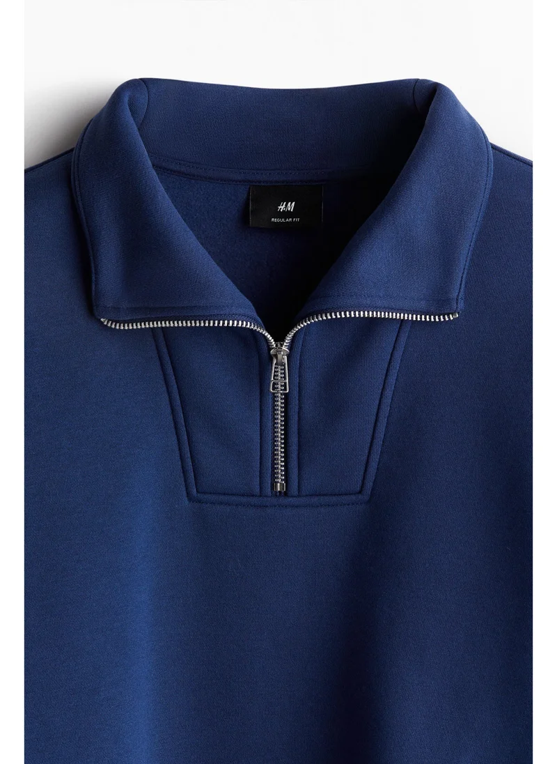 H&M Regular Fit Zip-top sweatshirt