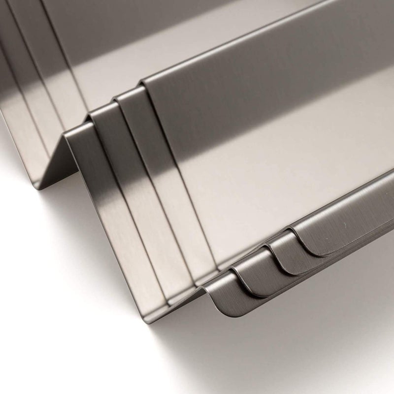 MILAD Stainless Steel Serving Tray Taco Holder for Kitchen Serving Tacos 4 x 8 Inch Pack of 4 - Image 4