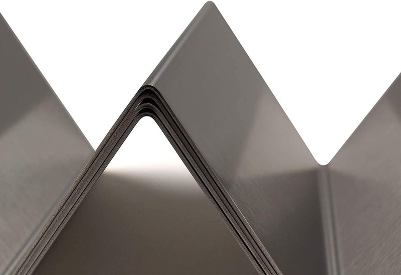 MILAD Stainless Steel Serving Tray Taco Holder for Kitchen Serving Tacos 4 x 8 Inch Pack of 4 - Image 5