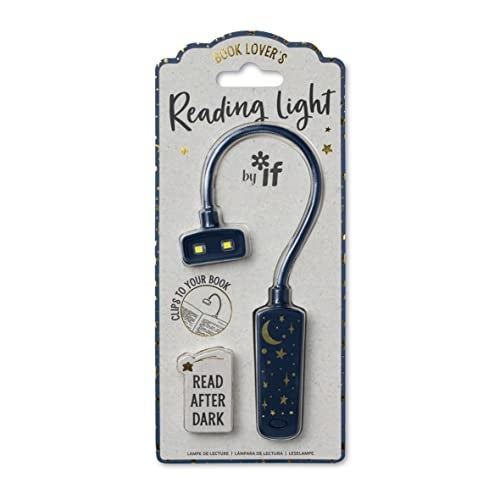 IF Compact Book Light - Moon & Stars, Dark Blue/Gold - Image 1