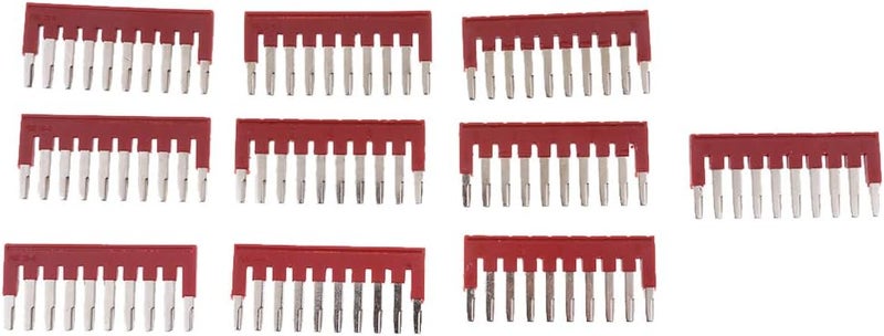 klarako 10pcs 10 Pole PressklarakoFit Jumpers, Din Rail Terminal Blocks,Jumper Bar 32A - Image 3