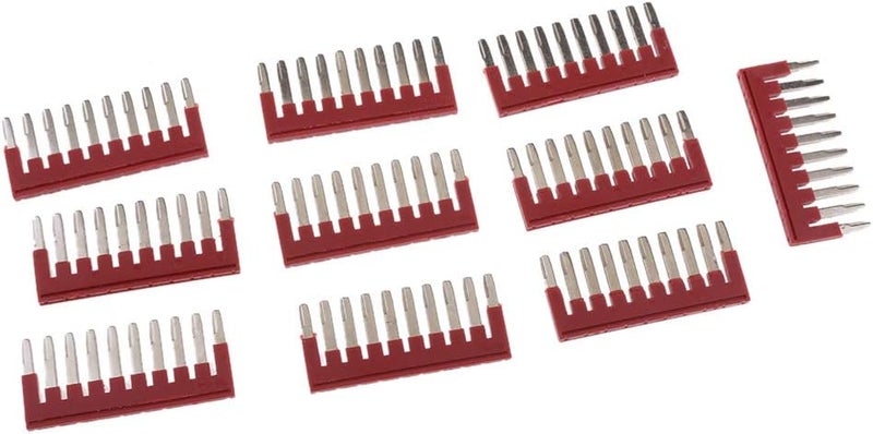 klarako 10pcs 10 Pole PressklarakoFit Jumpers, Din Rail Terminal Blocks,Jumper Bar 32A - Image 5