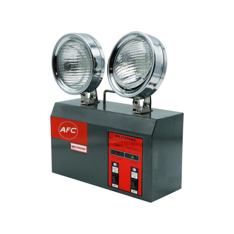 أفس كشاف طوارئ 2 لمبة LED لون رصاصي - Image 2