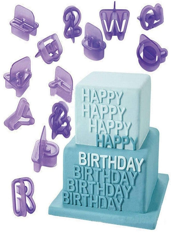 BAKERS 4U 40 قطعة من قوالب تقطيع الكيك والبسكويت على شكل حروف وأرقام وأشكال هندسية، أدوات خبز - Image 3