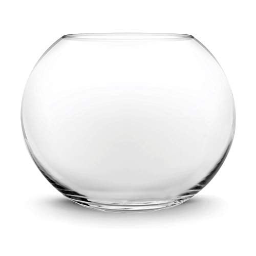 CYS EXCEL Large Glass Bubble Bowl (H-9.5" W-11", Approx. 3 Gal.) | Multiple Size Choices Fish Bowl Vase | Glass Round Bowl Terrarium | Globe Flower Vase Centerpiece - Image 1