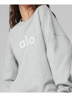alo ALO Hoodie with Round Neck and Loose Fit  - Image 2