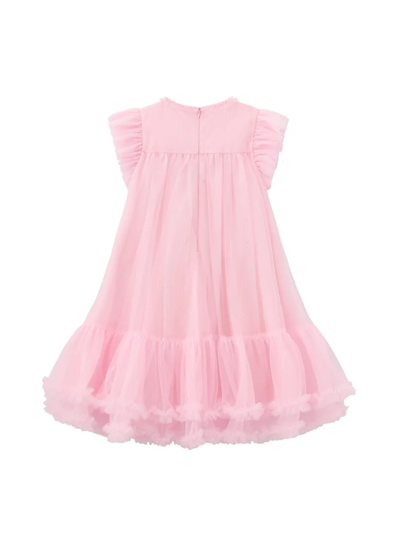 Balabala light pink Kids Girls Woven one-piece dress for Women | Best Price UAE