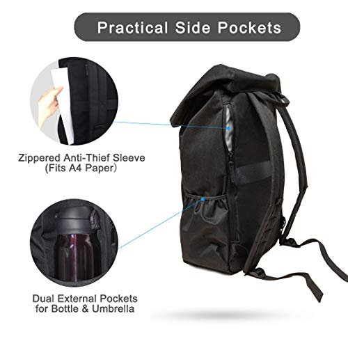 Airlab Rucksack Backpack for Travel College Hiking Camping Large Outdoor men women large lightweight Daypack - Image 4