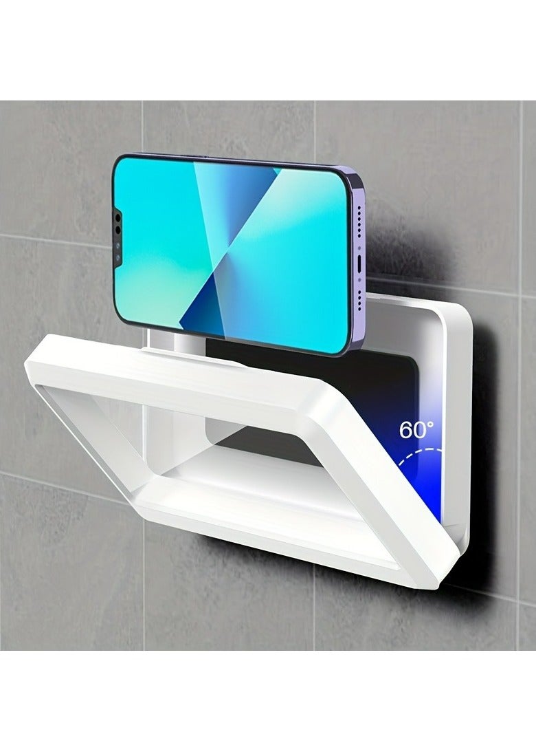 general Shower Phone Holder Waterproof 360 Rotation Can Be Touched Shower Phone Stand Case Mount For Bathroom - Image 1