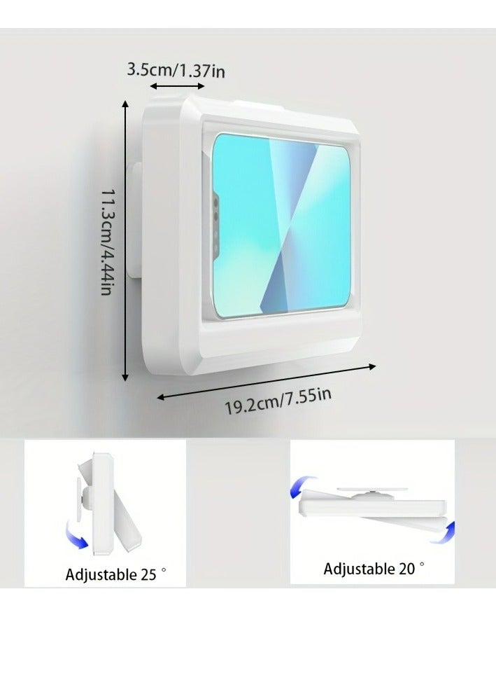 general Shower Phone Holder Waterproof 360 Rotation Can Be Touched Shower Phone Stand Case Mount For Bathroom - Image 3