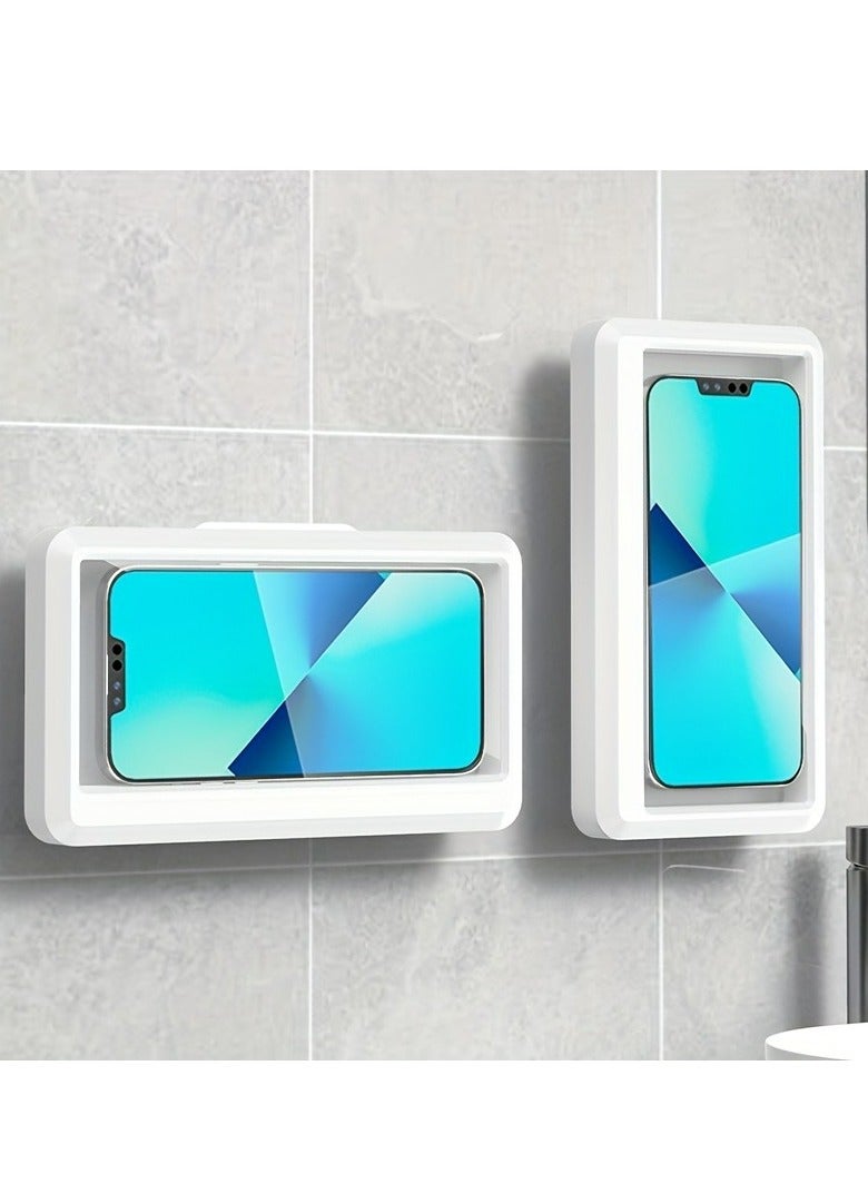 general Shower Phone Holder Waterproof 360 Rotation Can Be Touched Shower Phone Stand Case Mount For Bathroom - Image 2