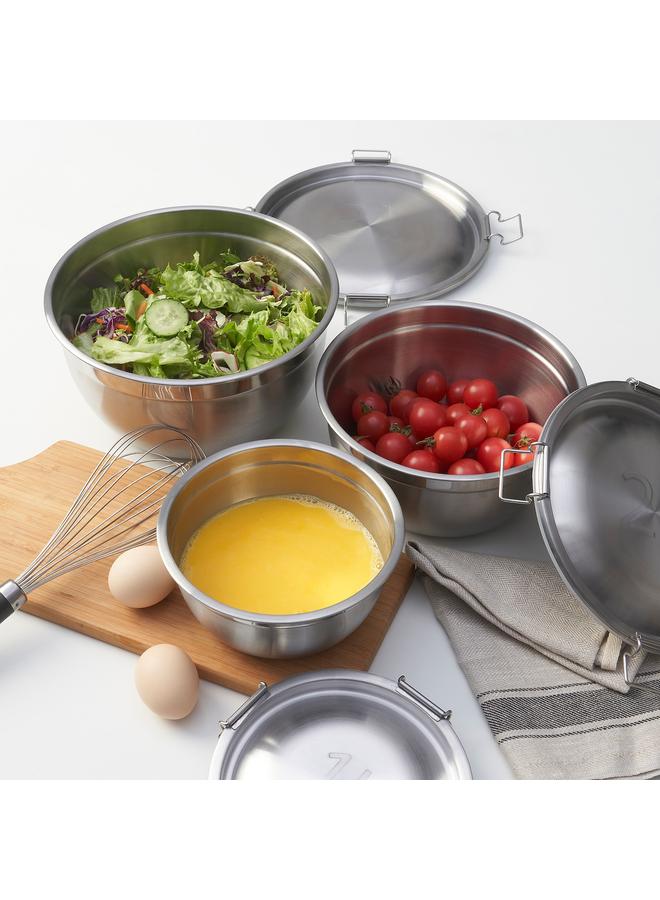 erorex Bowl with lid, set of 3 - Image 4