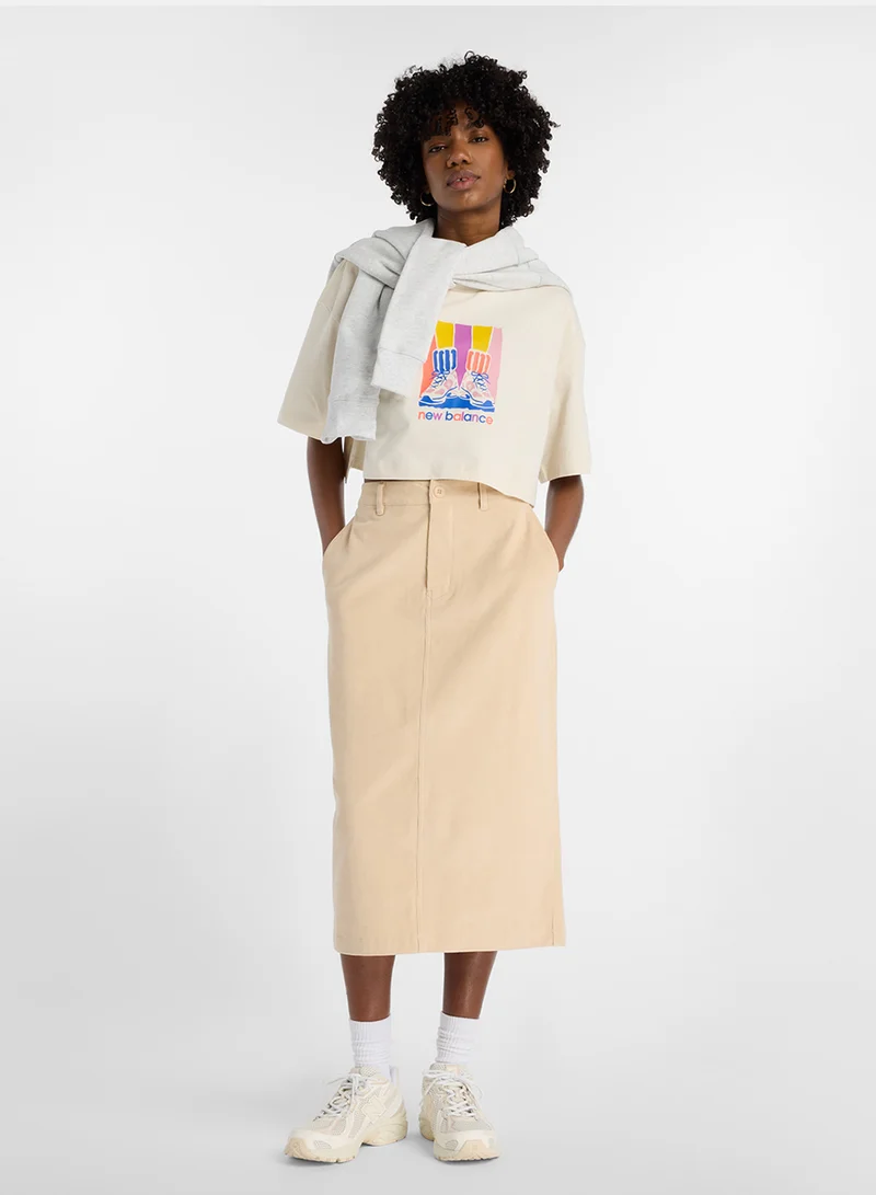 نيو بالانس Athletics Gradient Shoes T-Shirt