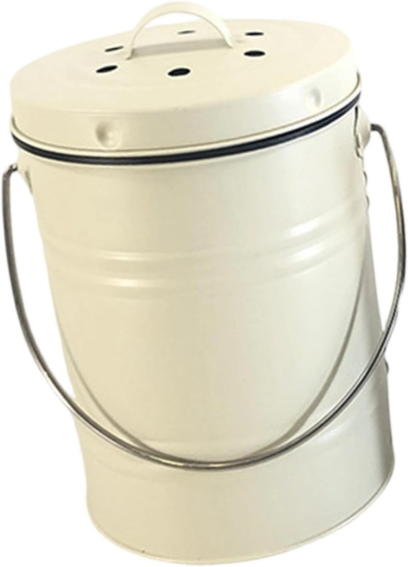 Composting Container, Kitchen Waste Organizer, Sealed Compost Box for Garden, - Image 1