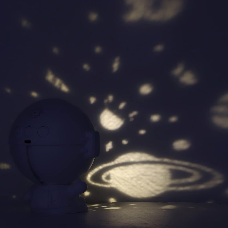 Rechargeable Rotating Star Projector Night Light Pink With Music Kids Bedroom Decor - Image 3