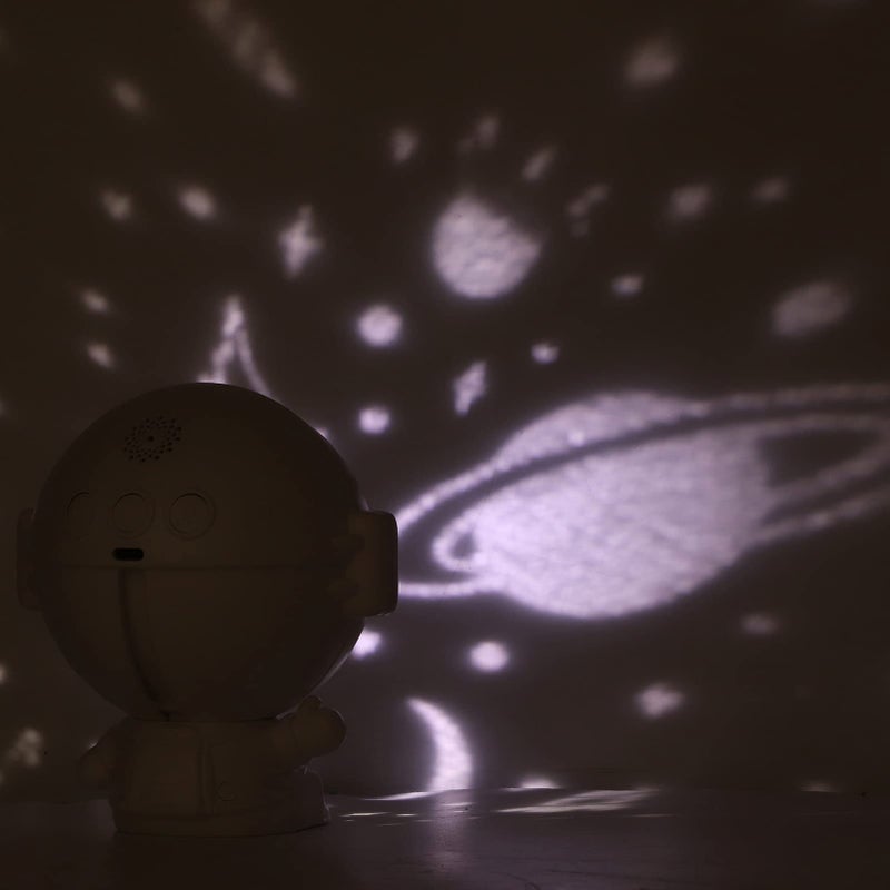Rechargeable Rotating Star Projector Night Light Pink With Music Kids Bedroom Decor - Image 5