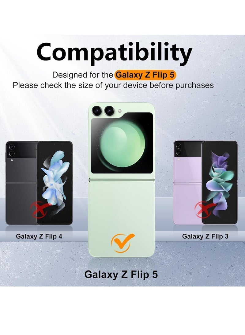 Transparent Magnetic Case for Samsung Galaxy Z Flip 5 – Slim Shockproof Design, MagSafe Compatible, Wireless Charging Support - Image 2