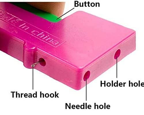 Avenn Avenn Needle Threader Tool Plastic Press and Thread Device Tailoring and Sewing Kit Tool Self Needle Threader Tool at Home Multicolor Pack of 5 - Image 5