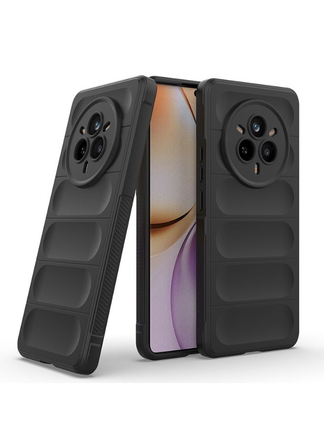 general Case for Realme 14 Pro 5G, Wave Pattern Shockproof and Airbag Design, Very Thin Matte Skin Feel Soft Silicone TPU Bumper Case - Image 4