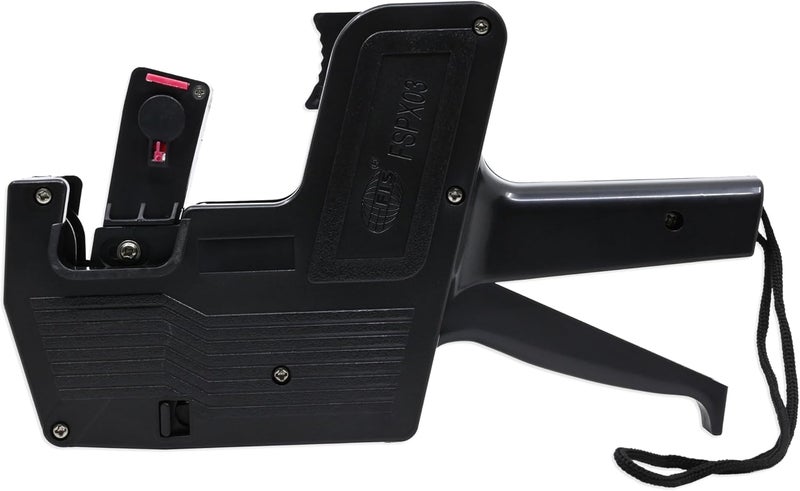 FIS One Line Price Labeler Machine with Ink Cartridge & Labeler Roll, Black - FSPX03BK - Image 2