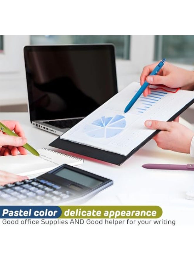 JZS Gel Pens, 5 Pcs 0.5mm Black Ink Pens Fine Point Smooth Writing Pens, High-End Series Pens for Journaling Note Taking, Cute Office School Supplies Gifts for Women Men,Vintage - Image 5