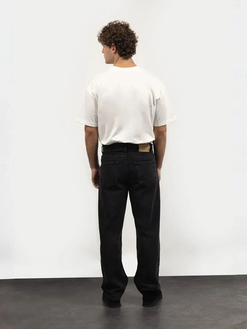 جيستو GIESTO Regular Fit Mid Waist Straight Leg Denim Jeans