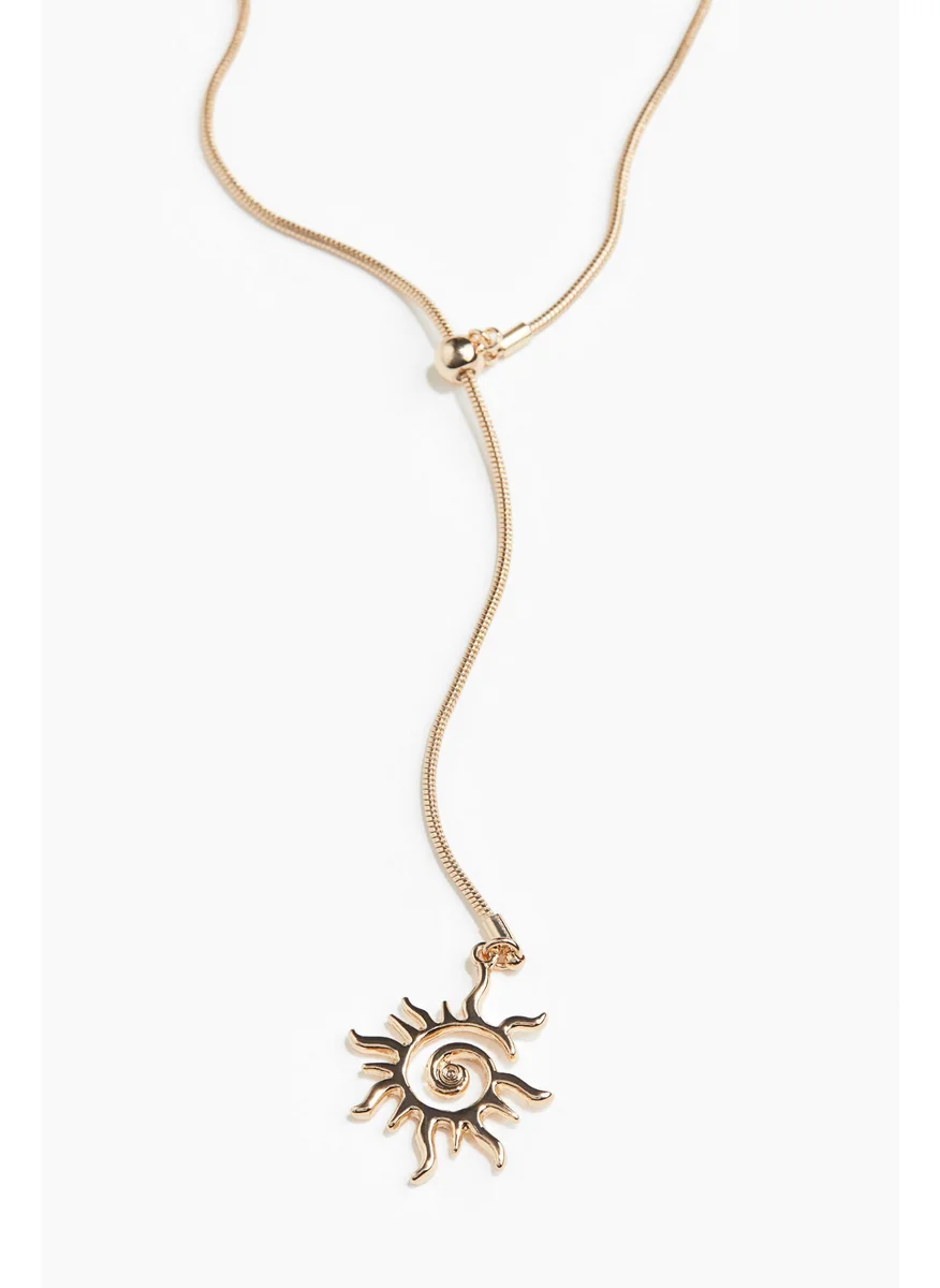 H&M Pendant Lariat Necklace