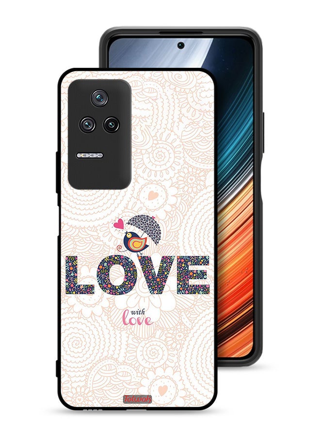 Tolwak Xiaomi Poco F4 Protective Case Cover Love With Love - Image 1