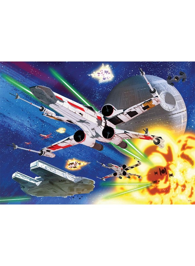 Buffalo Games - Star Wars - Wing Assault - 100 Piece Jigsaw Puzzle for Families Challenging Puzzle Perfect for Game Nights - Finished Puzzle Size is 15.00 x 11.00 - Image 1