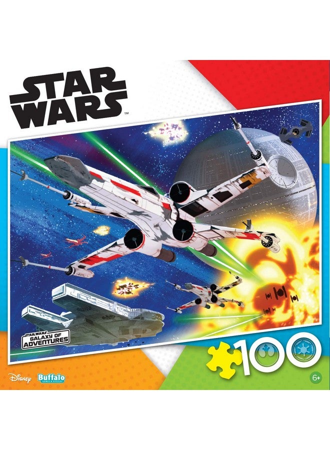 Buffalo Games - Star Wars - Wing Assault - 100 Piece Jigsaw Puzzle for Families Challenging Puzzle Perfect for Game Nights - Finished Puzzle Size is 15.00 x 11.00 - Image 2