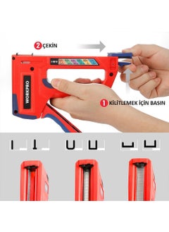 WORKPRO WP223002 6 In 1 Professional 6-14MM Mechanical Stapler and 15MM Nail Gun  - Image 4