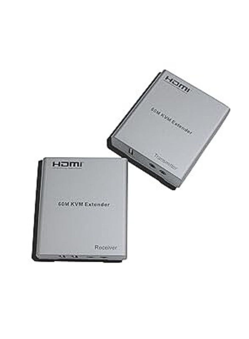 Terabyte HDMI 60M KVM Extender with Audio | Long-Distance Signal Transmission | USB, HDMI, and IR Support - Image 2