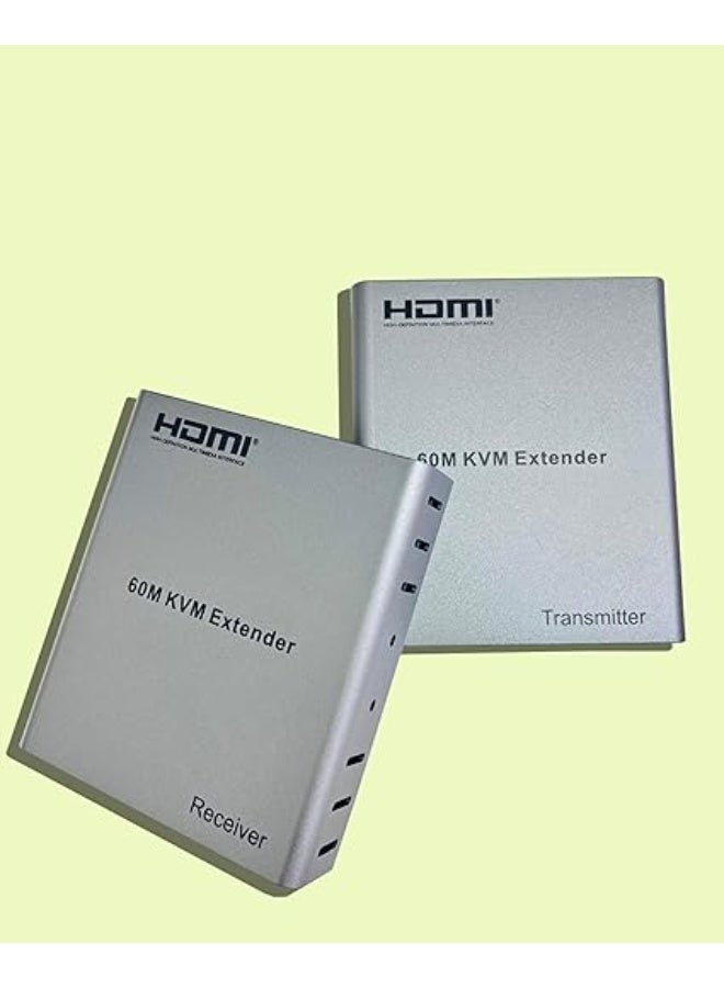 Terabyte HDMI 60M KVM Extender with Audio | Long-Distance Signal Transmission | USB, HDMI, and IR Support - Image 3