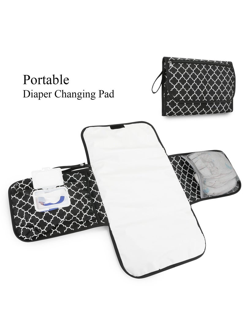 RedMapleTEK Foldable Diaper Bag for Going Out, Portable Baby Changing Pad - Image 1