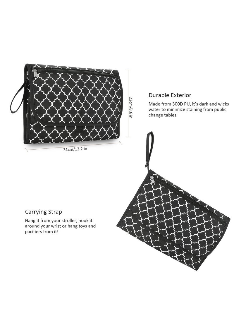 RedMapleTEK Foldable Diaper Bag for Going Out, Portable Baby Changing Pad - Image 4