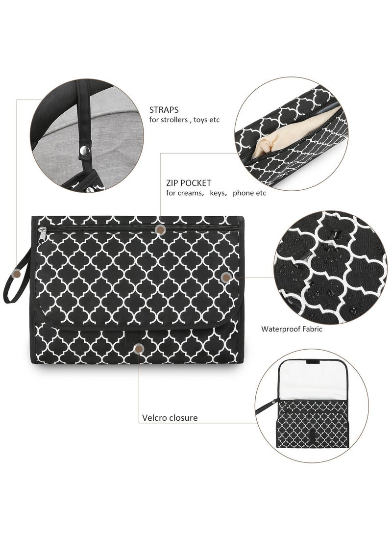 RedMapleTEK Foldable Diaper Bag for Going Out, Portable Baby Changing Pad - Image 2