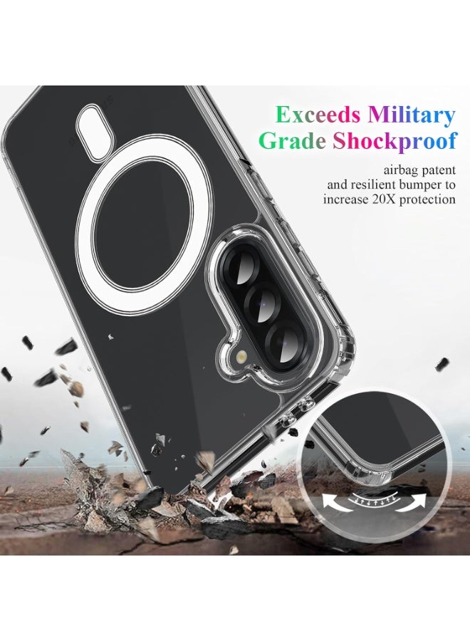 MagSafe Clear Case Compatible with Samsung Galaxy A15 with Fast Charging - Image 5