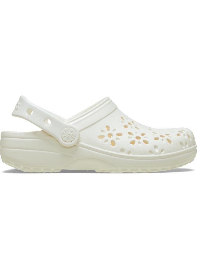 crocs Kids Classic Floral Cut Out Clog  - Image 1