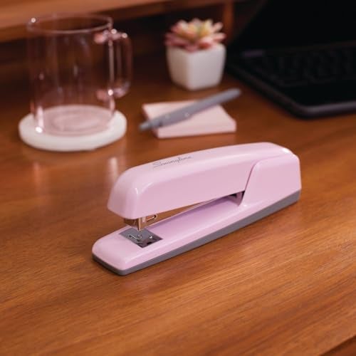 Swingline Stapler 30 Sheet Capacity 747 Business Stapler Jam Free Metal Blush Pink S7074740 - Image 3