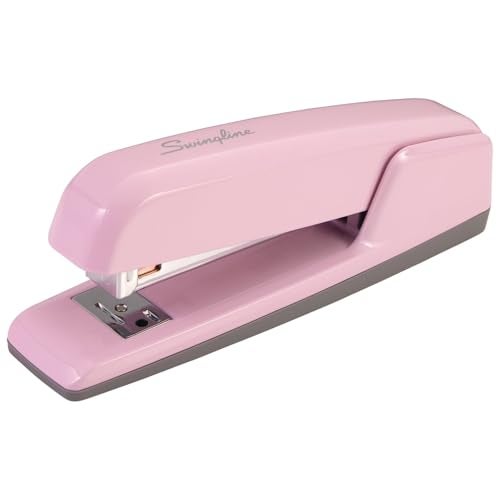 Swingline Stapler 30 Sheet Capacity 747 Business Stapler Jam Free Metal Blush Pink S7074740 - Image 1