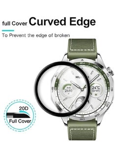 ZOOMEE Protective HD Clarity Anti-Scratch Bubble-Free Dust-Free Premium Tempered Glass Screen Protector For Huawei Watch GT 4 46mm  - Image 4